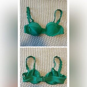 RHODE Vibrant Green Bikini Top